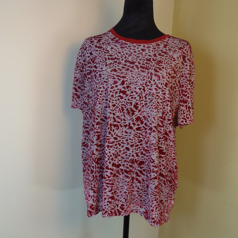 We The Free People Velvet Burnout Teddy Top Size XS
